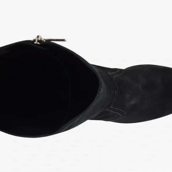 Blonde Tessa - Black Suede Waterproof Tall Boot NWT 9.5m - Picture 7 of 7
